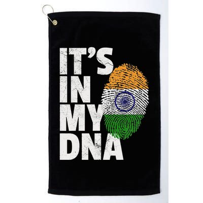 ItS In My Dna India Flag Indian Women Novelty Gift Golf Towel