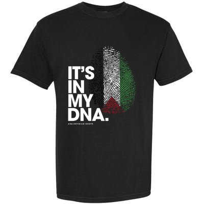 ItS In My Dna Palestine Flag Cool Gift Palestinian Roots Gift Garment-Dyed Heavyweight T-Shirt