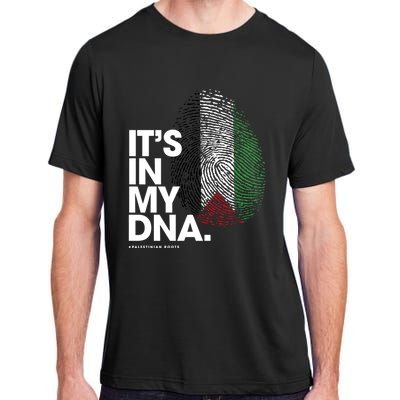 ItS In My Dna Palestine Flag Cool Gift Palestinian Roots Gift Adult ChromaSoft Performance T-Shirt