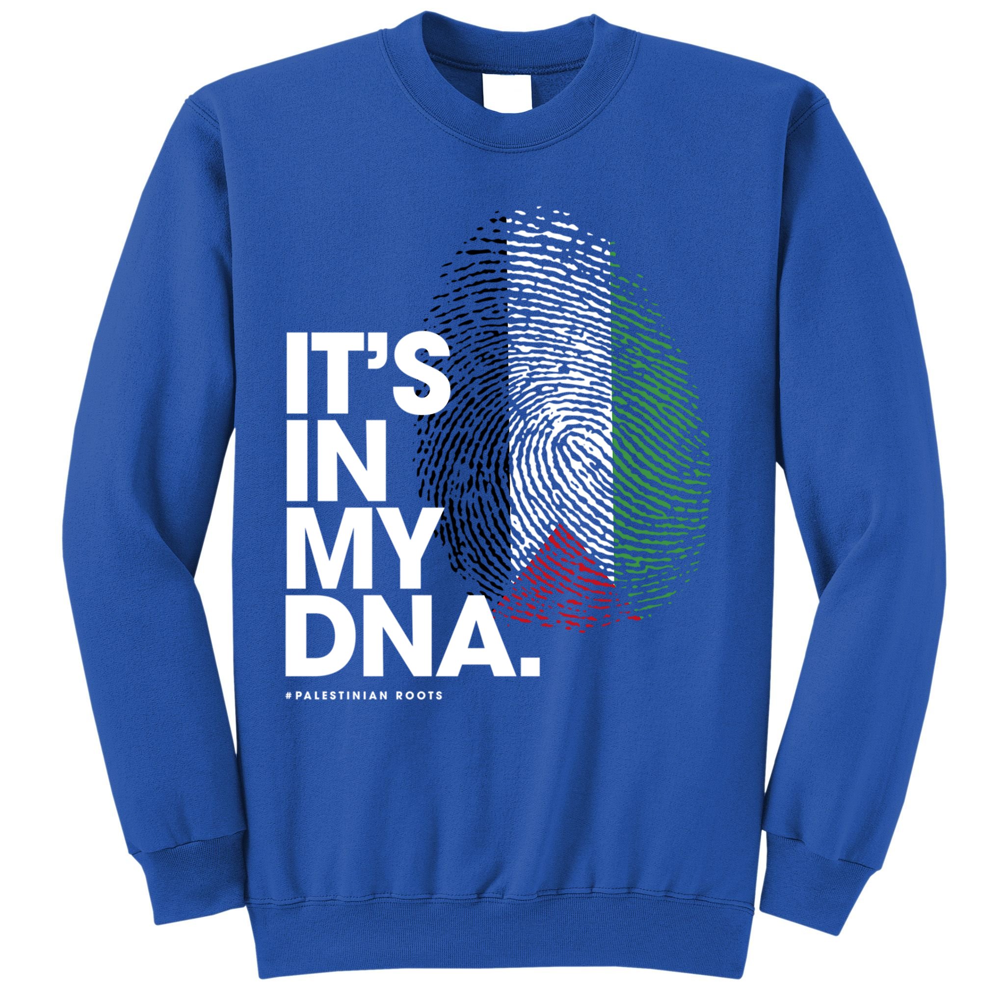 ItS In My Dna Palestine Flag Cool Gift Palestinian Roots Gift Sweatshirt