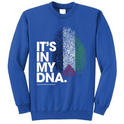 ItS In My Dna Palestine Flag Cool Gift Palestinian Roots Gift Sweatshirt