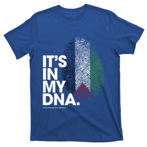 ItS In My Dna Palestine Flag Cool Gift Palestinian Roots Gift T-Shirt