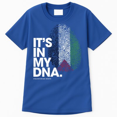 ItS In My Dna Palestine Flag Cool Gift Palestinian Roots Gift Tall T-Shirt