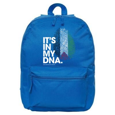 ItS In My Dna Palestine Flag Cool Gift Palestinian Roots Gift 16 in Basic Backpack