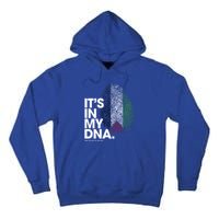 ItS In My Dna Palestine Flag Cool Gift Palestinian Roots Gift Tall Hoodie