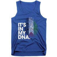 ItS In My Dna Palestine Flag Cool Gift Palestinian Roots Gift Tank Top