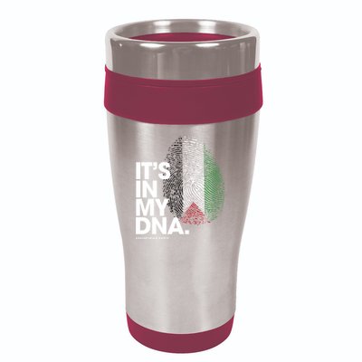 ItS In My Dna Palestine Flag Cool Gift Palestinian Roots Gift 16oz Travel Tumbler