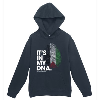 ItS In My Dna Palestine Flag Cool Gift Palestinian Roots Gift Urban Pullover Hoodie