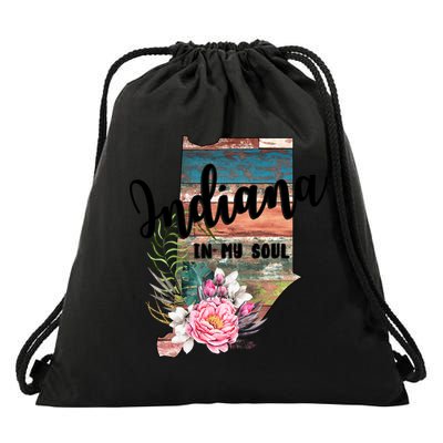 Indiana In My Soul Drawstring Bag