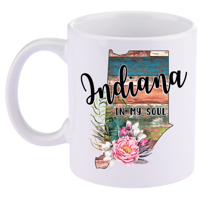 Indiana In My Soul 11oz C Handle Ceramic Mug
