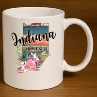 Indiana In My Soul 11oz C Handle Ceramic Mug