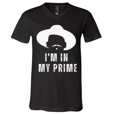 I'm In My Prime Western Doc Holliday Cowboy Outlaw V-Neck T-Shirt