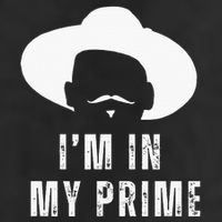 I'm In My Prime Western Doc Holliday Cowboy Outlaw Adult Drive Performance Visor