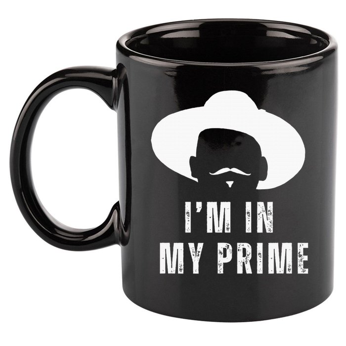 I'm In My Prime Western Doc Holliday Cowboy Outlaw 11oz C Handle Ceramic Mug