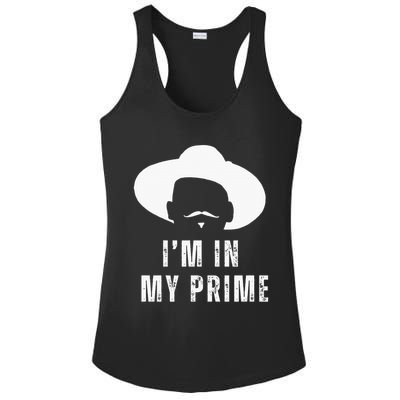 I'm In My Prime Western Doc Holliday Cowboy Outlaw Ladies PosiCharge Competitor Racerback Tank
