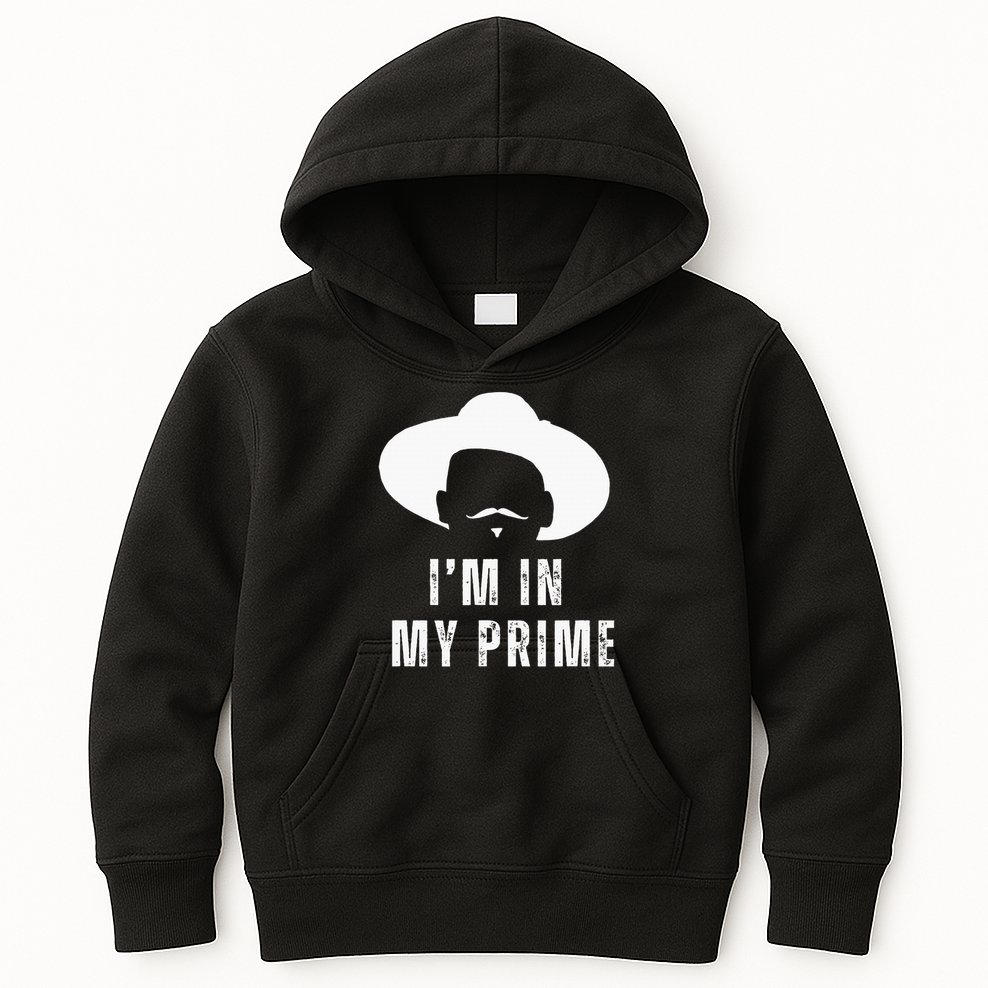 I'm In My Prime Western Doc Holliday Cowboy Outlaw Kids Hoodie