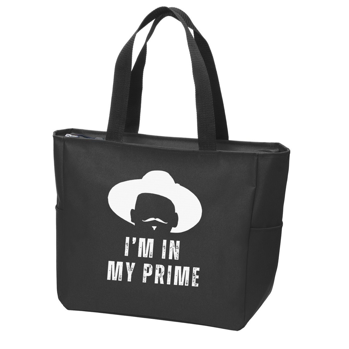 I'm In My Prime Western Doc Holliday Cowboy Outlaw Zip Tote Bag
