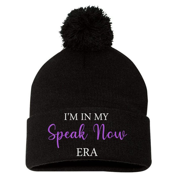 Im In My SpeakNow Era Pom Pom 12in Knit Beanie