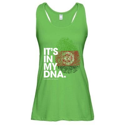 It's In My Dna Afghanistan Flag Great Gift Afghan Roots Cool Gift Ladies Essential Flowy Tank