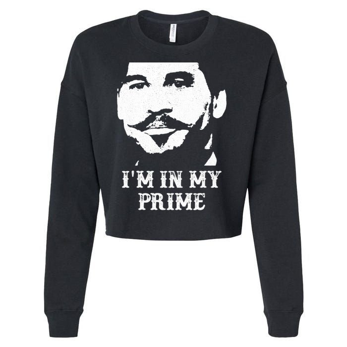 Im In My Prime Cropped Pullover Crew