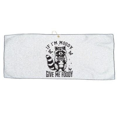 If IM Moody Give Me Foody Large Microfiber Waffle Golf Towel