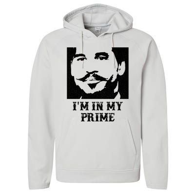 Im In My Prime Westerns Movies Performance Fleece Hoodie