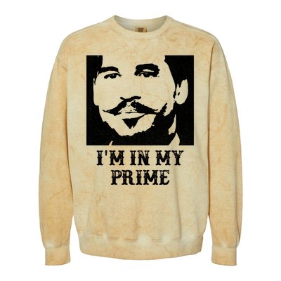 Im In My Prime Westerns Movies Colorblast Crewneck Sweatshirt