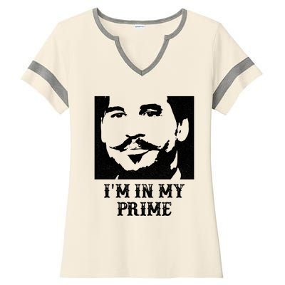 Im In My Prime Westerns Movies Ladies Halftime Notch Neck Tee