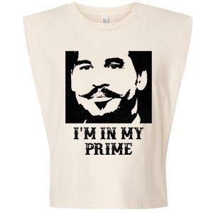 Im In My Prime Westerns Movies Garment-Dyed Women's Muscle Tee