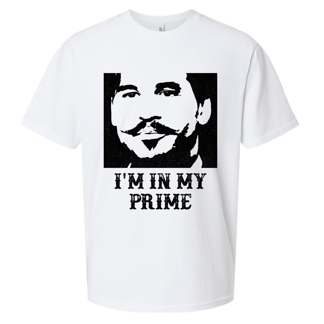Im In My Prime Westerns Movies Sueded Cloud Jersey T-Shirt