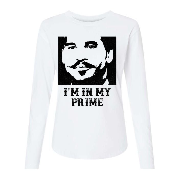 Im In My Prime Westerns Movies Womens Cotton Relaxed Long Sleeve T-Shirt