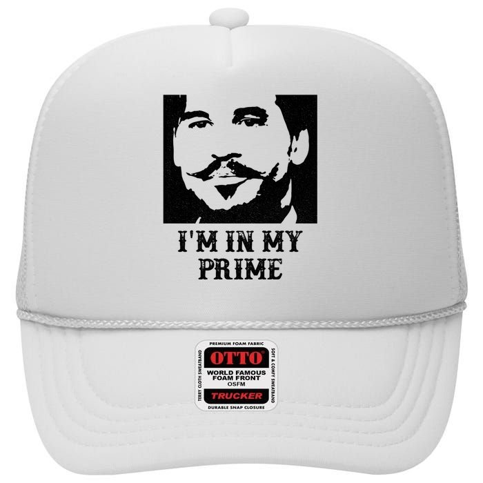 Im In My Prime Westerns Movies High Crown Mesh Back Trucker Hat