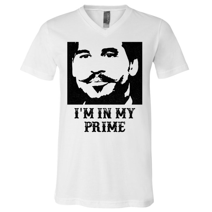 Im In My Prime Westerns Movies V-Neck T-Shirt