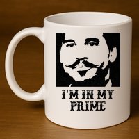Im In My Prime Westerns Movies 11oz C Handle Ceramic Mug