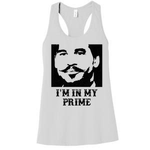 Im In My Prime Westerns Movies Women's Racerback Tank