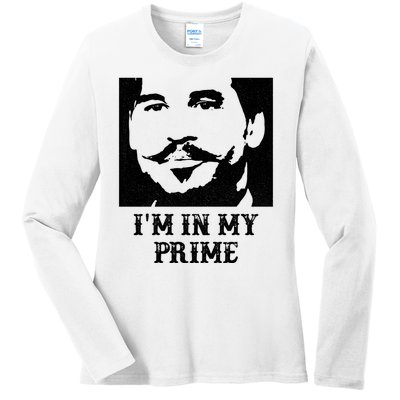 Im In My Prime Westerns Movies Ladies Long Sleeve Shirt