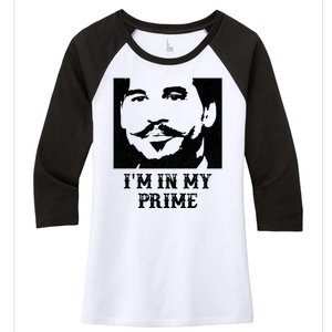 Im In My Prime Westerns Movies Women's Tri-Blend 3/4-Sleeve Raglan Shirt