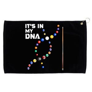 Its In My Dna Pool Billiard Cues Sticks Gift Grommeted Golf Towel