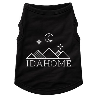 Idahome Idaho Mountain Vibes Moon Outdoor Camp Gift Doggie Tank