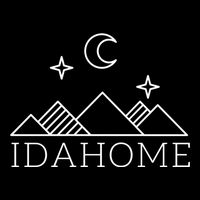 Idahome Idaho Mountain Vibes Moon Outdoor Camp Gift Cooling Performance Crew T-Shirt