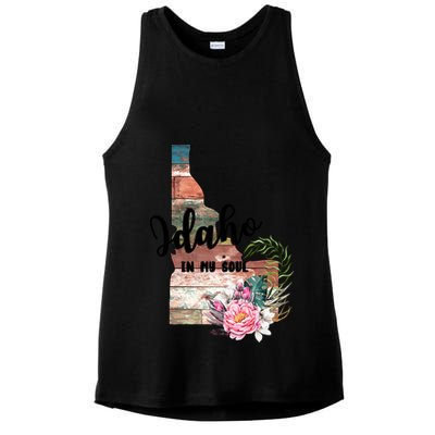 Idaho In My Soul Ladies PosiCharge Tri-Blend Wicking Tank