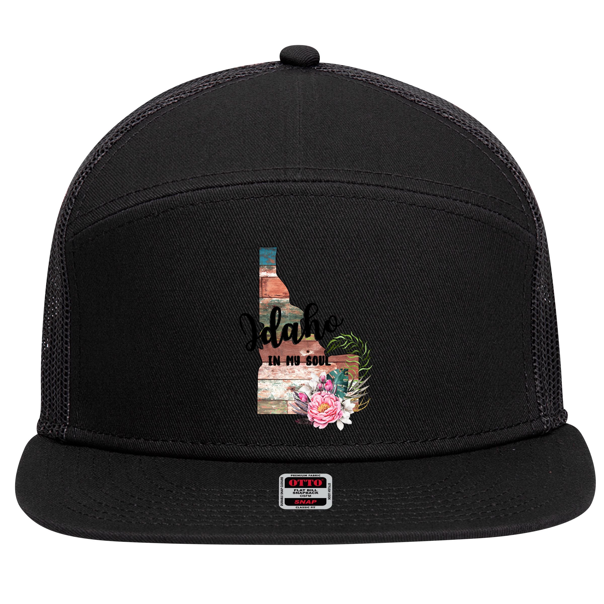Idaho In My Soul 7 Panel Mesh Trucker Snapback Hat
