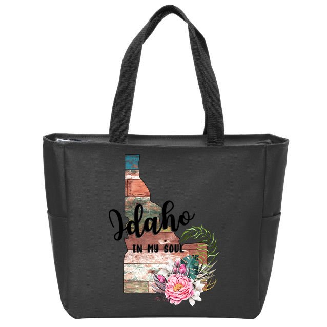 Idaho In My Soul Zip Tote Bag