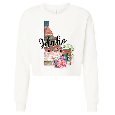 Idaho In My Soul Cropped Pullover Crew