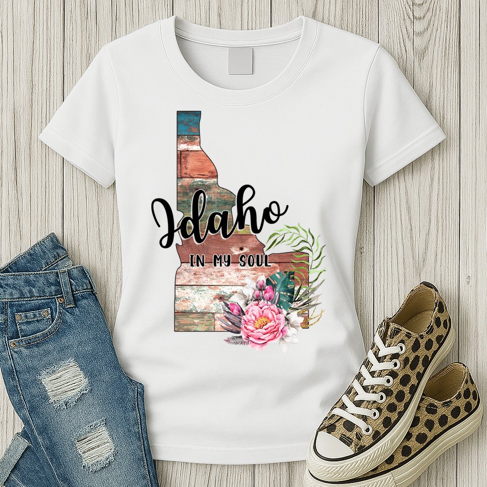 Idaho In My Soul Womens T-Shirt