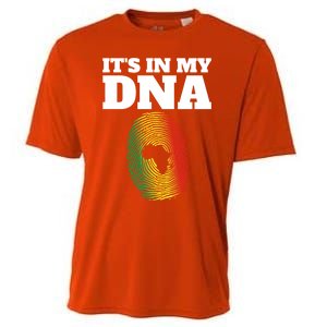 It's In My Dna Africa Black History Juneteenth Fingerprint Great Gift Cooling Performance Crew T-Shirt