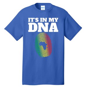 It's In My Dna Africa Black History Juneteenth Fingerprint Great Gift Tall T-Shirt