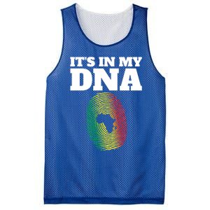 It's In My Dna Africa Black History Juneteenth Fingerprint Great Gift Mesh Reversible Basketball Jersey Tank