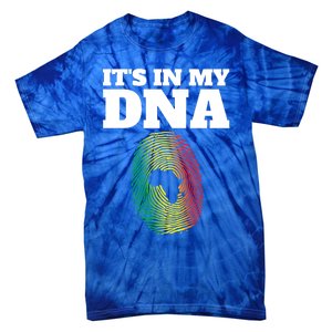 It's In My Dna Africa Black History Juneteenth Fingerprint Great Gift Tie-Dye T-Shirt