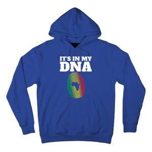 It's In My Dna Africa Black History Juneteenth Fingerprint Great Gift Tall Hoodie